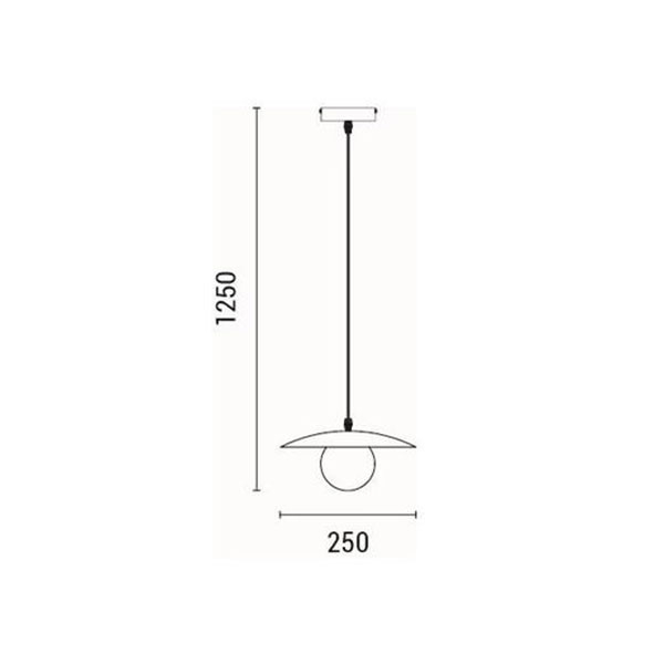 Φωτιστικό Οροφής Μονόφωτο Eurolamp Coba Cabana 144-28527 White