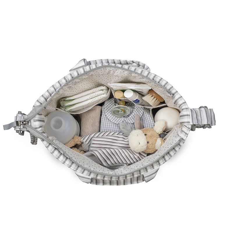 Τσάντα Αλλαξιέρα Backpack (44X12X29) Walking Mum Botton Stripes Home Βρεφικά Τσάντες Αλλαξιέρες - Νεσεσέρ Spitishop