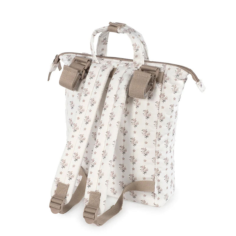 Τσάντα Αλλαξιέρα Backpack (26X12X36) Walking Mum Botton Flowers Home Βρεφικά Τσάντες Αλλαξιέρες - Νεσεσέρ Spitishop