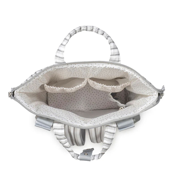 Τσάντα Αλλαξιέρα Backpack (26x12x36) Walking Mum Botton Stripes