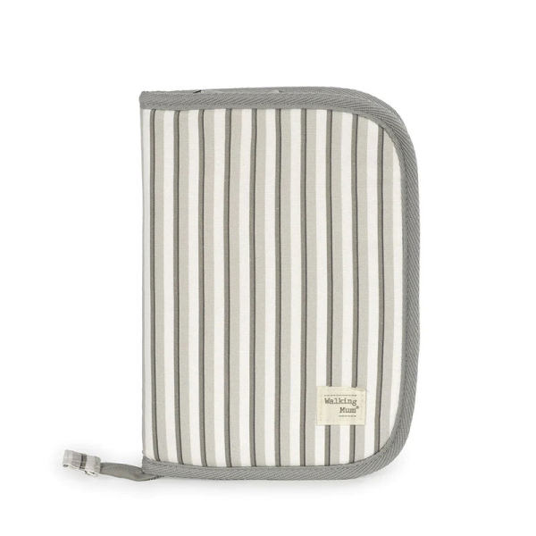 Θήκη Για Βιβλιάριο Υγείας Walking Mum Botton Stripes