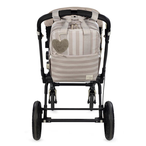 Τσάντα Αλλαξιέρα Backpack (28x12x37) Walking Mum Sintra Rose Beige