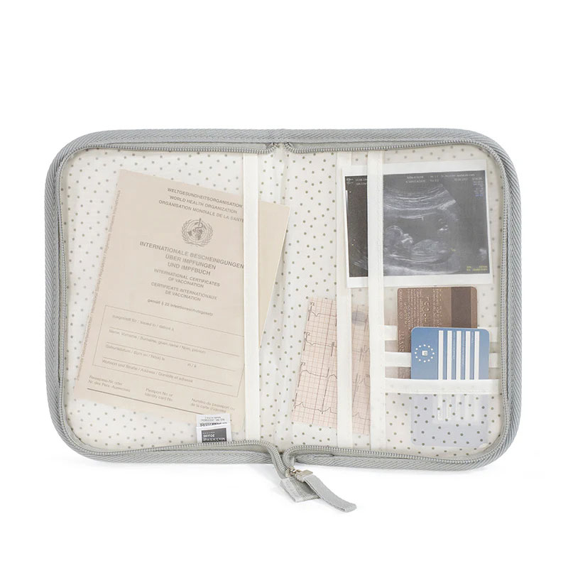 Θήκη για Βιβλιάριο Υγείας Walking Mum Sintra Sage Green Home Βρεφικά Φροντίδα & Περιποίηση Μωρού Θήκες Βιβλιαρίου Spitishop
