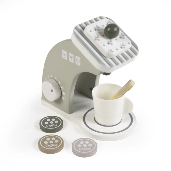 Ξύλινο Παιχνίδι Ρόλων Walking Mum Καφετιέρα Εσπρέσσο