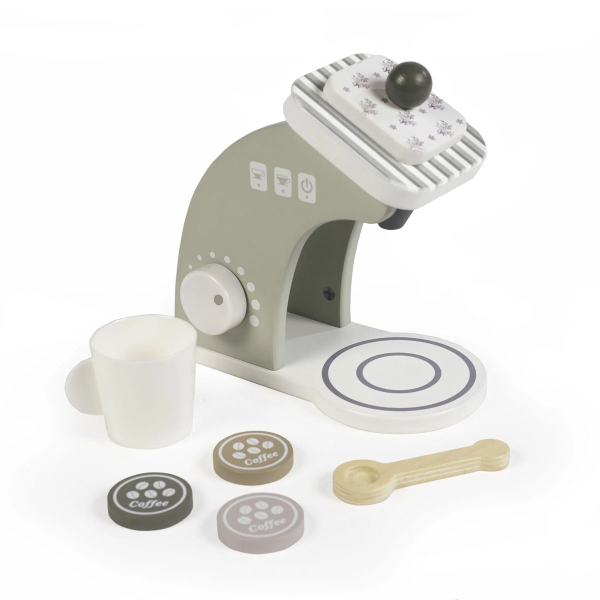 Ξύλινο Παιχνίδι Ρόλων Walking Mum Καφετιέρα Εσπρέσσο