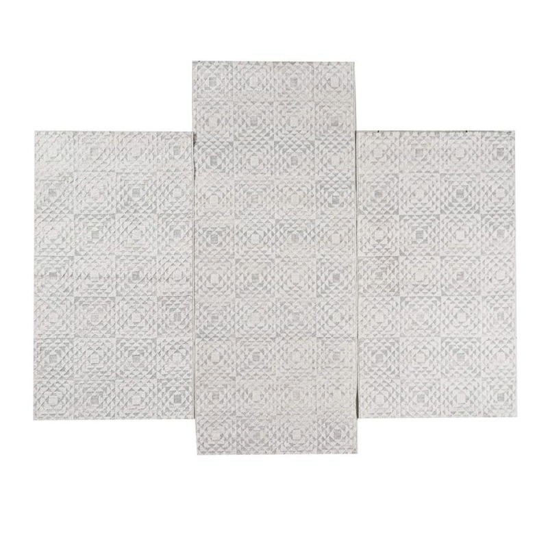 Χαλιά Κρεβατοκάμαρας (Σετ 3τμχ) Polcarpet Vera 265 Ivory/Grey