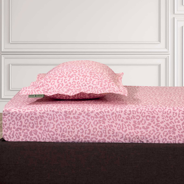 Σεντόνι King Size Με Λάστιχο (180x200+35) Greenwich Polo Club Loft Leopard