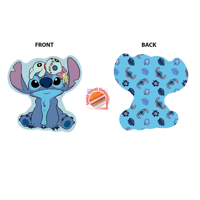 Διακοσμητικό Μαξιλάρι Βελουτέ 2 Όψεων Dimcol Stitch 679 Sky Blue 20cm