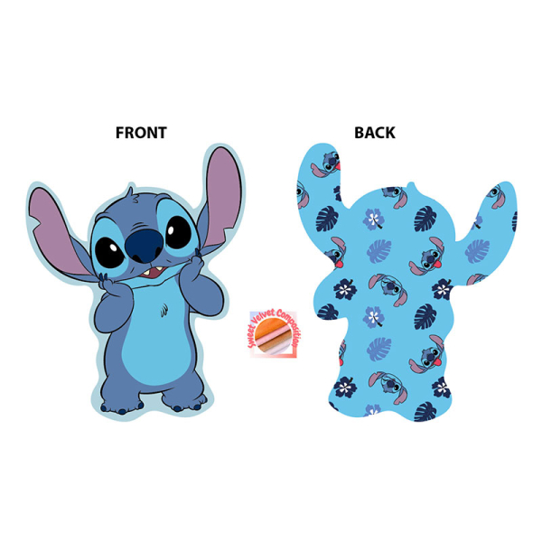 Διακοσμητικό Μαξιλάρι Βελουτέ 2 Όψεων Dimcol Stitch 681 Sky Blue 20cm