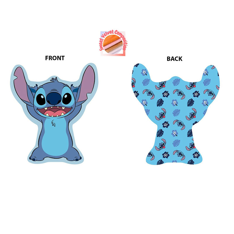 Διακοσμητικό Μαξιλάρι Βελουτέ 2 Όψεων Dimcol Stitch 682 Sky Blue 20cm