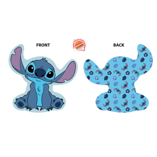 Διακοσμητικό Μαξιλάρι Βελουτέ 2 Όψεων Dimcol Stitch 684 Sky Blue 20cm