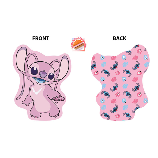 Διακοσμητικό Μαξιλάρι Βελουτέ 2 Όψεων Dimcol Angel 697 Pink 20cm