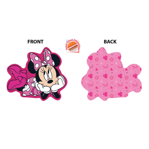 Διακοσμητικό Μαξιλάρι Βελουτέ 2 Όψεων Dimcol Minnie 692 Fuchsia 20cm