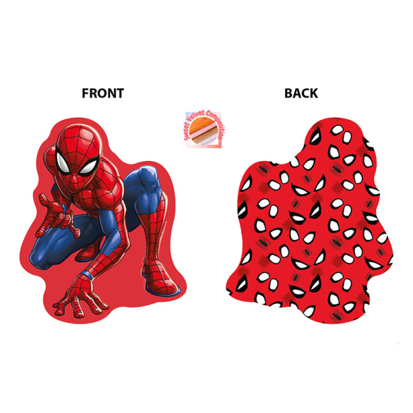 Διακοσμητικό Μαξιλάρι Βελουτέ 2 Όψεων Dimcol Spiderman 693 Red 20cm