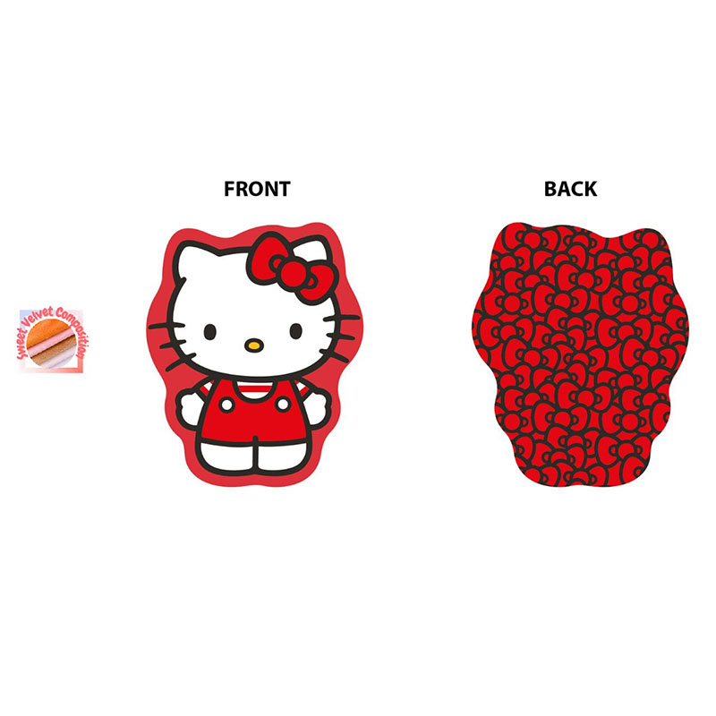 Διακοσμητικό Μαξιλάρι Βελουτέ 2 Όψεων Dimcol Hello Kitty 691 Red 20cm