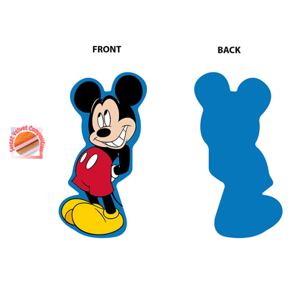 Διακοσμητικό Μαξιλάρι Βελουτέ Dimcol Mickey 412 Blue 15cm