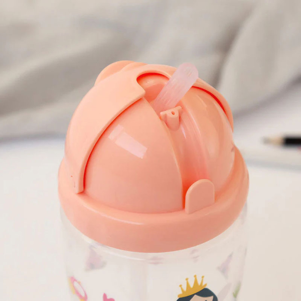 Παγούρι Με Καλαμάκι 350ml Kiokids Princess 4934