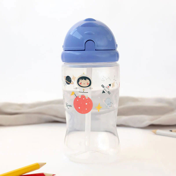 Παγούρι Με Καλαμάκι 350ml Kiokids Space 4935