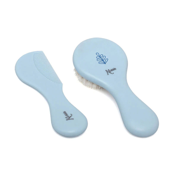 Βρεφικό Σετ Βούρτσα + Χτένα Kiokids 5155 Σιέλ