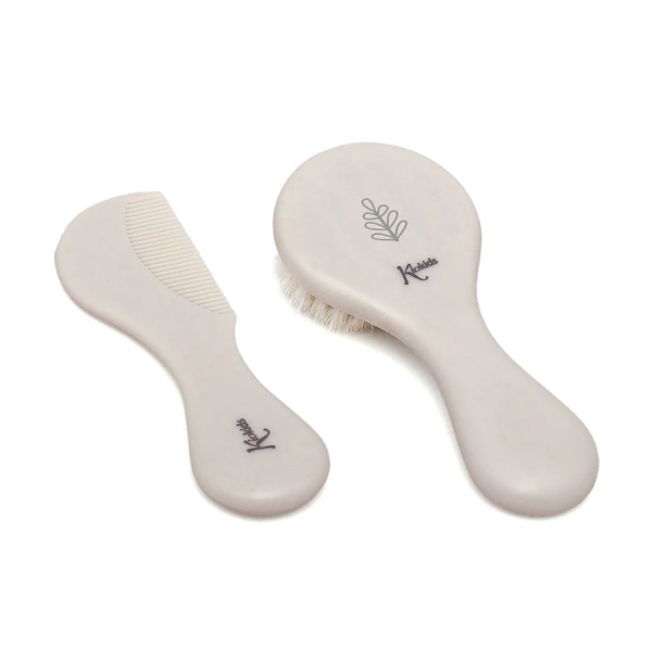 Βρεφικό Σετ Βούρτσα + Χτένα Kiokids 5157 Γκρι