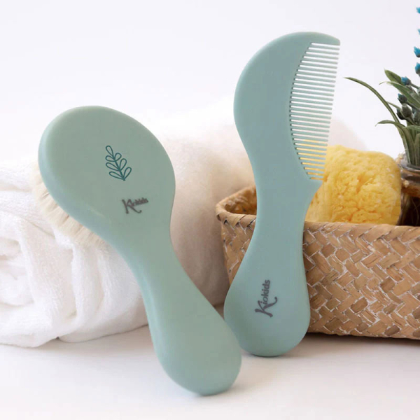 Βρεφικό Σετ Βούρτσα + Χτένα Kiokids 5158 Μέντα