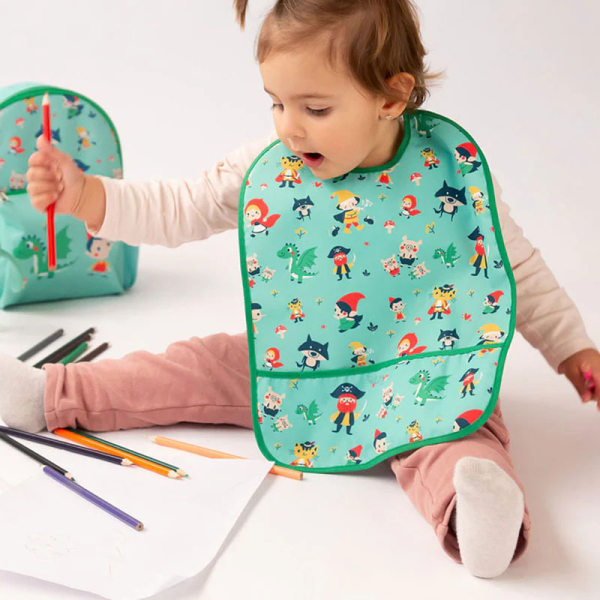 Σαλιάρα 4+ Μηνών (36x27) Kiokids Tales Μέντα 5657