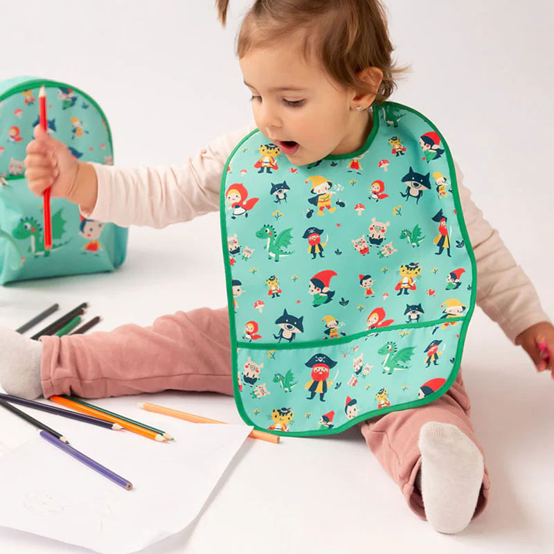 Σαλιάρα 4+ Μηνών (36x27) Kiokids Tales Μέντα 5657