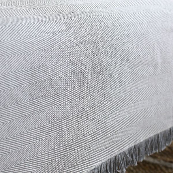 Ριχτάρι Πολυθρόνας (180x180) Ravelia Espiga L.Grey