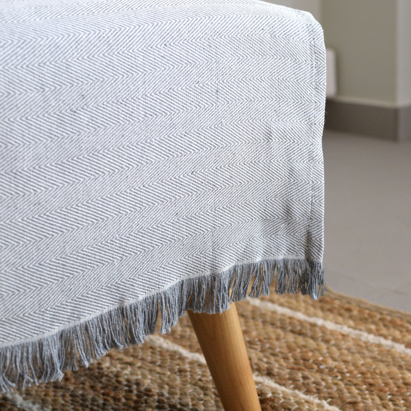 Ριχτάρι Τριθέσιου Καναπέ (180x280) Ravelia Espiga L.Grey