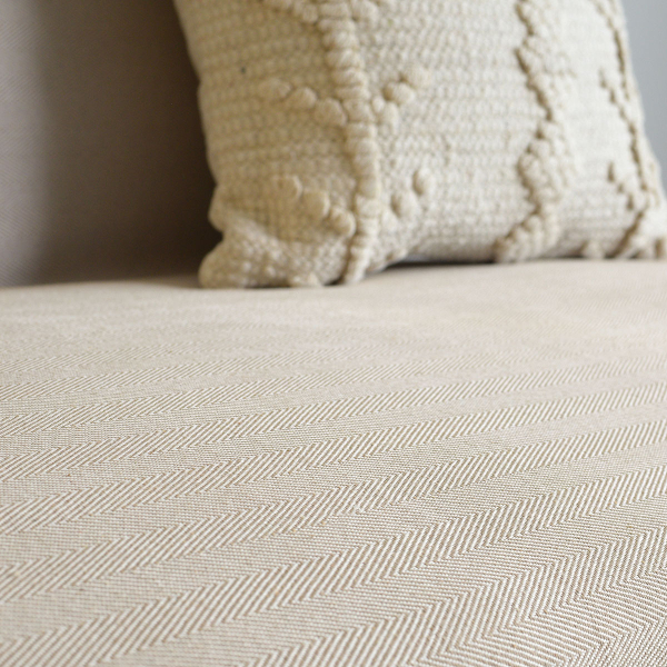 Ριχτάρι Πολυθρόνας (180x180) Ravelia Espiga Beige