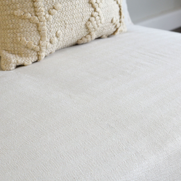 Ριχτάρι Τετραθέσιου Καναπέ (180x330) Ravelia Espiga Ecru