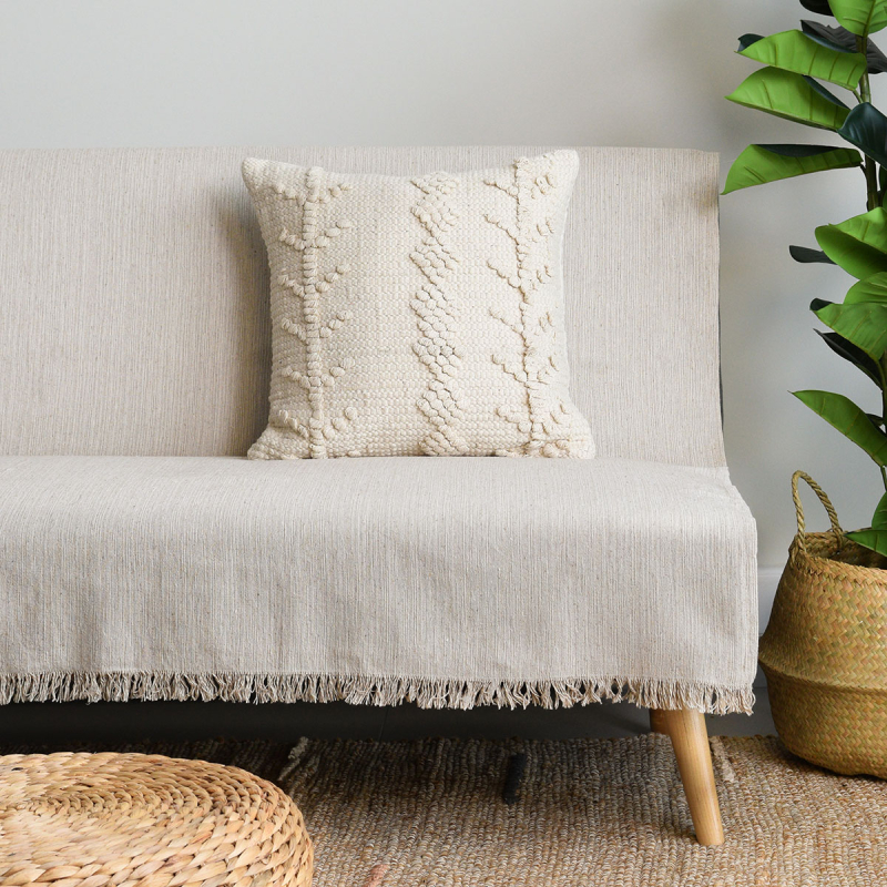 Ριχτάρι Πολυθρόνας (180x180) Ravelia Serenity Beige