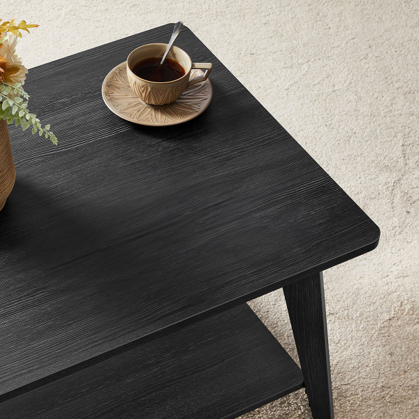 Τραπέζι Σαλονιού Με Ράφι (100x55x45) Vasagle LCT249B01