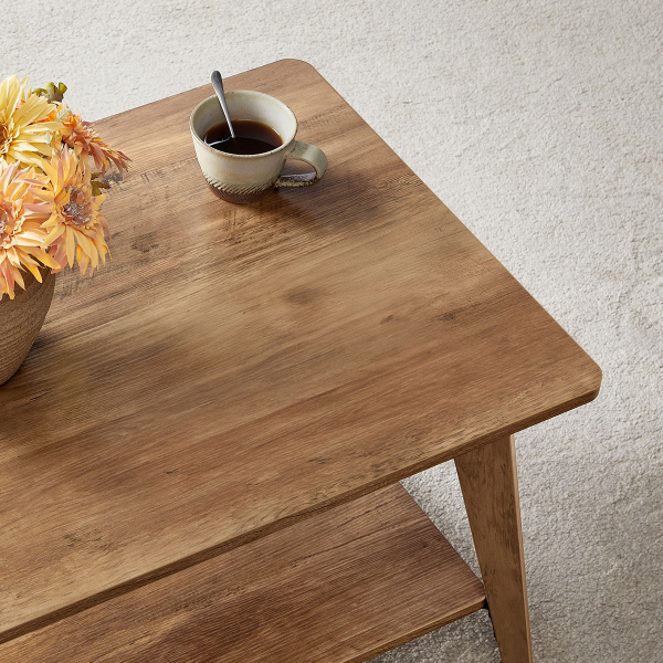 Τραπέζι Σαλονιού Με Ράφι (100x55x45) Vasagle LCT249K01