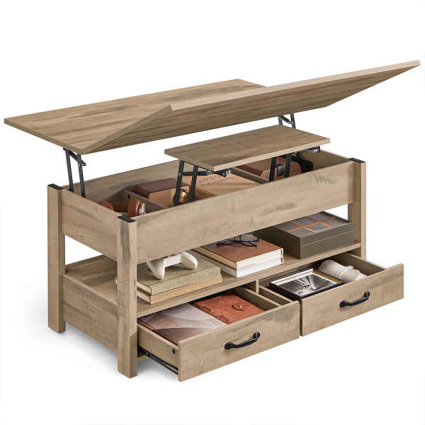 Τραπέζι Σαλονιού Με Σερβιτόρο Επεκτεινόμενο (100x50x49.1) Vasagle LCT254L01