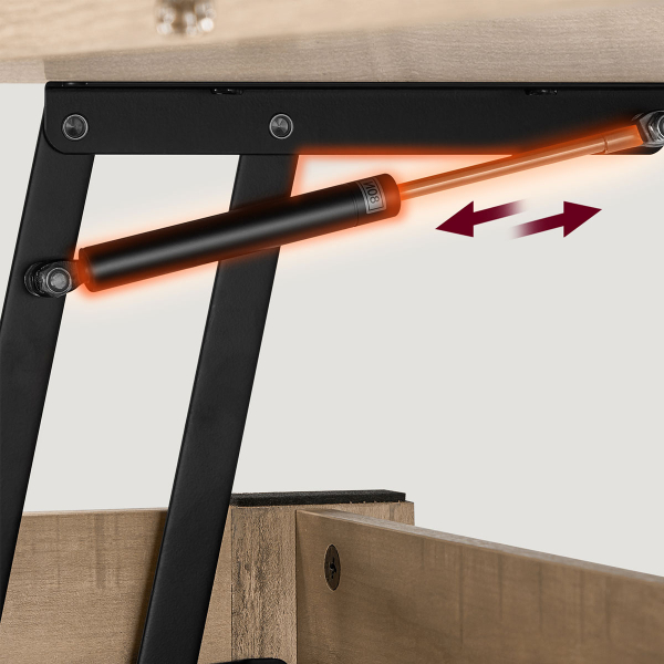 Τραπέζι Σαλονιού Με Σερβιτόρο Επεκτεινόμενο (100x50x49.1) Vasagle LCT254L01