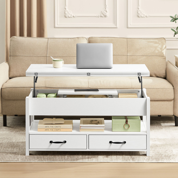 Τραπέζι Σαλονιού Με Σερβιτόρο Επεκτεινόμενο (100x50x49.1) Vasagle LCT254W02