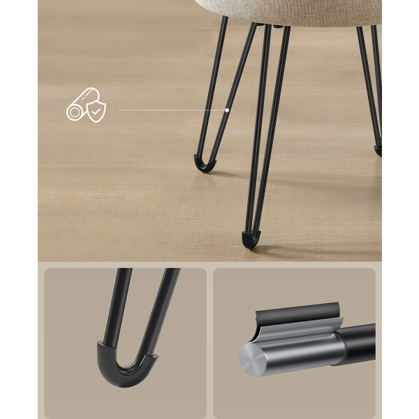 Σκαμπό Με Αποθηκευτικό Χώρο (Φ32.5x44.1) Songmics LOM002K01