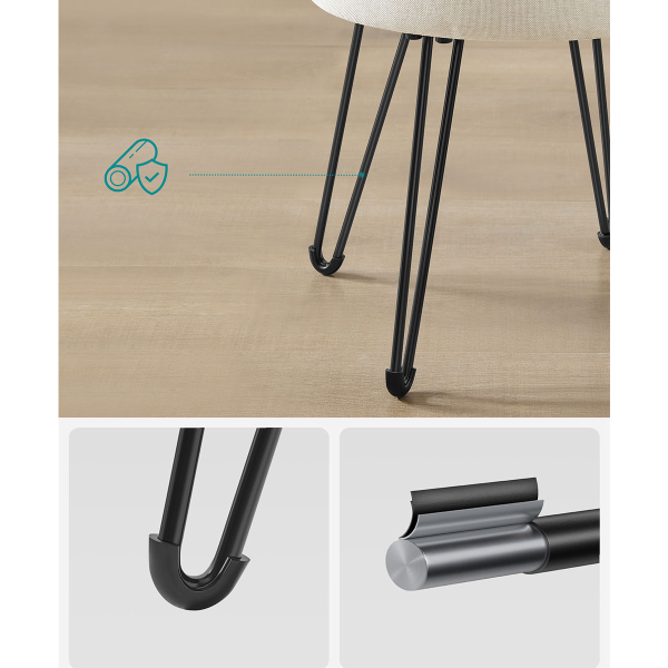 Σκαμπό Με Αποθηκευτικό Χώρο (Φ32.5x44.1) Songmics LOM002W01