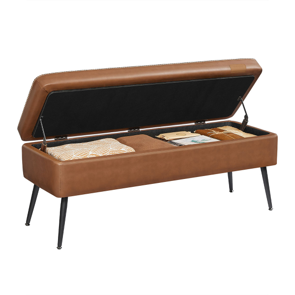 Ταμπουρέ Με Αποθηκευτικό Χώρο (120x40x45) Vasagle LOM074K01