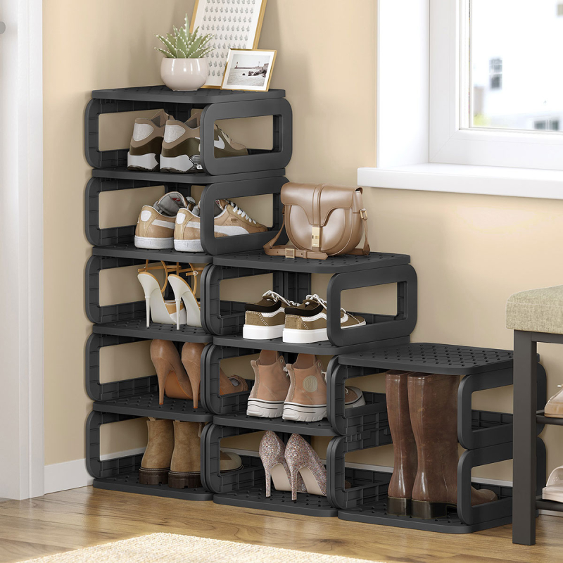 Ράφια Αποθήκευσης - Παπουτσοθήκη 10τμχ Songmics LPC038B01