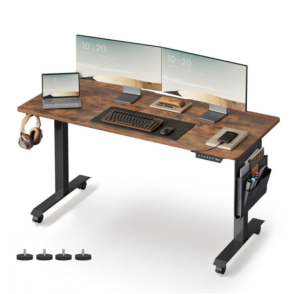 Ηλεκτρικό Γραφείο (140x60x72/120) Με Ρυθμιζόμενο Ύψος Vasagle LSD174KD01