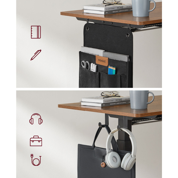 Ηλεκτρικό Γραφείο (140x60x72/120) Με Ρυθμιζόμενο Ύψος Vasagle LSD174KD01