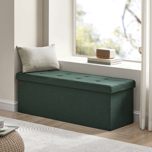 Ταμπουρέ Με Αποθηκευτικό Χώρο (110x38x38) Songmics LSF077C01V1