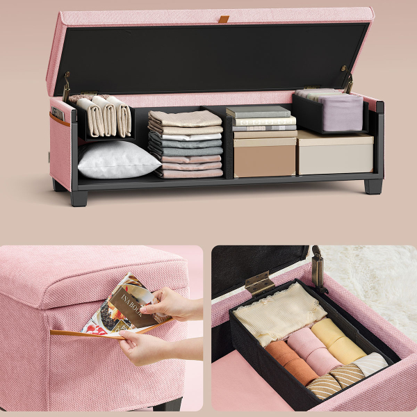 Ταμπουρέ Με Αποθηκευτικό Χώρο (110x40x40) Songmics LSF533R01