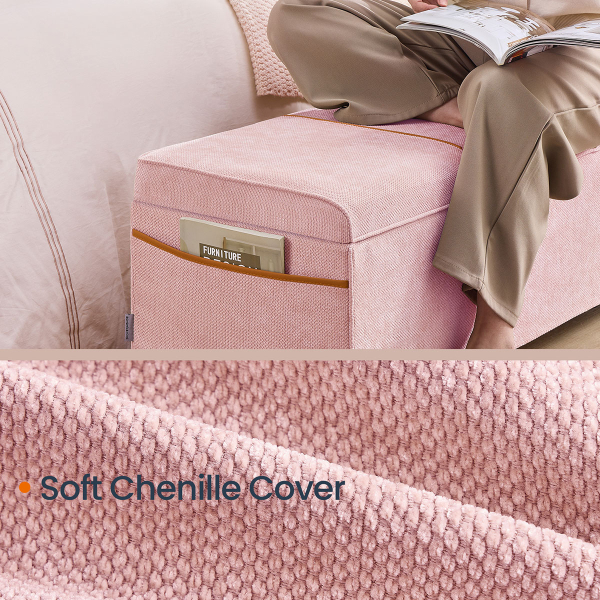 Ταμπουρέ Με Αποθηκευτικό Χώρο (110x40x40) Songmics LSF533R01