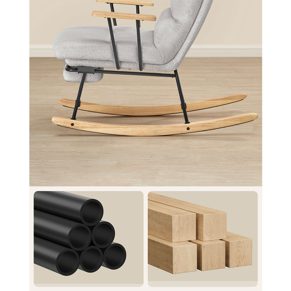 Πολυθρόνα Relax Κουνιστή (97x64x100) Songmics LYY016GD01