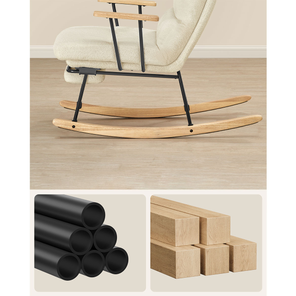 Πολυθρόνα Relax Κουνιστή (97x64x100) Songmics LYY016LJ01