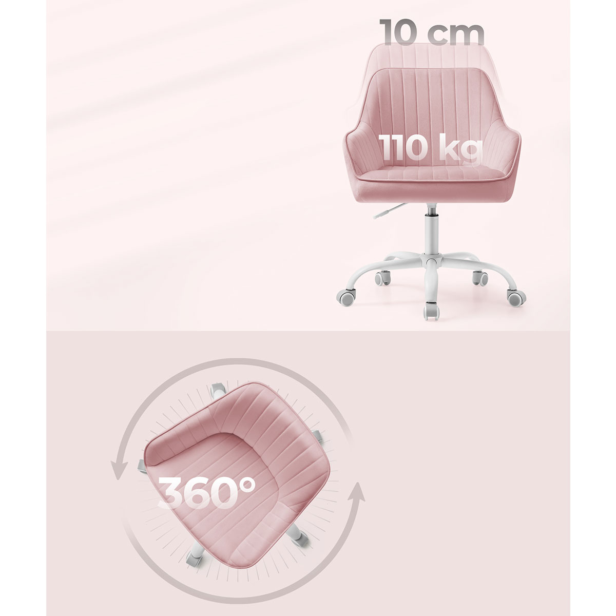 Καρέκλα Γραφείου (62x62x93.5) Songmics OBG012R11 φωτογραφία