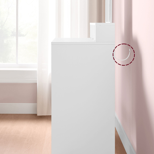 Μπουντουάρ Με Καθρέφτη (60x40x127) Vasagle RDT103W01